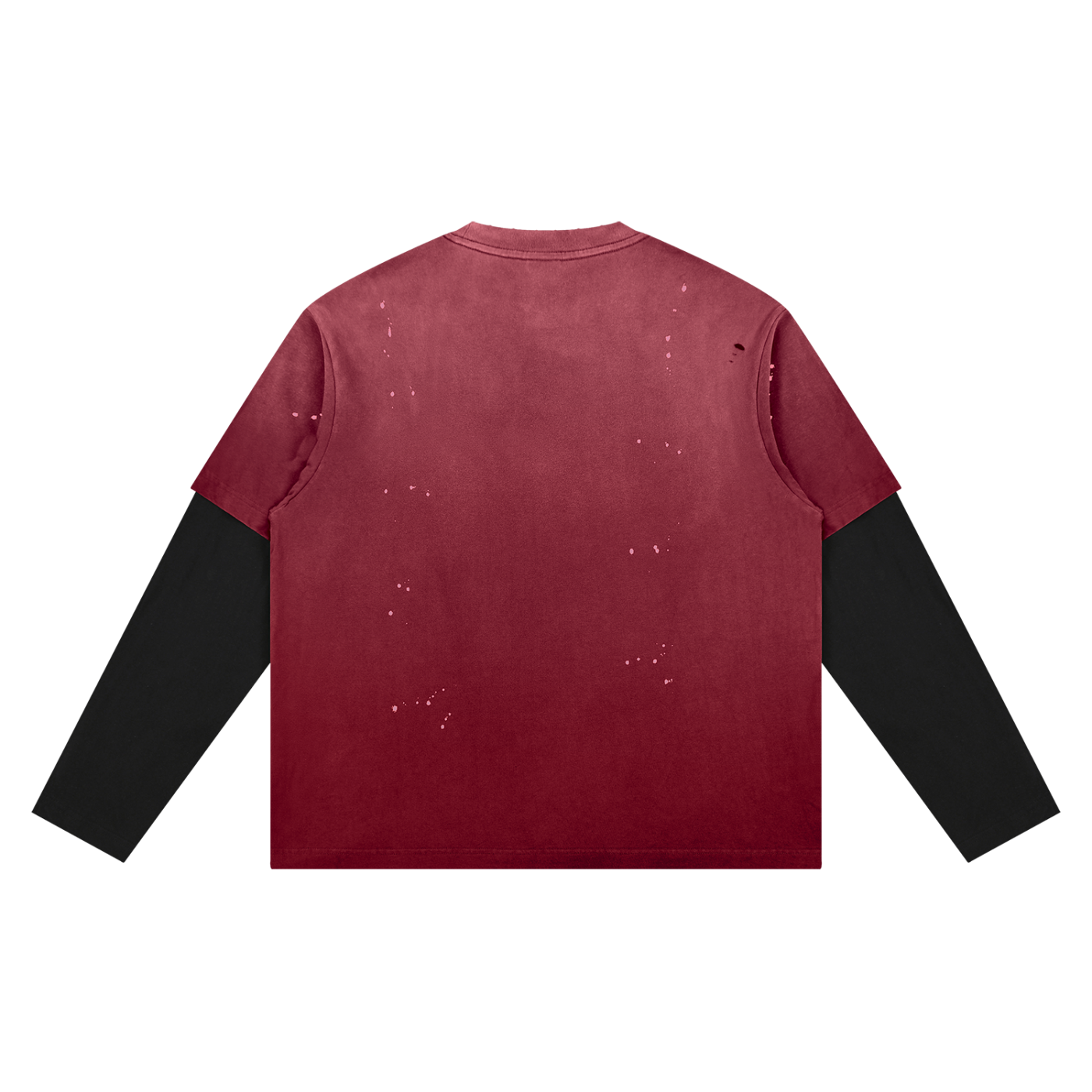 Unisex Vintage Wash Distressed Layer T-Shirt