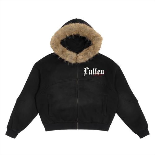 Fallen Angel // Ashen Fur Hoodie