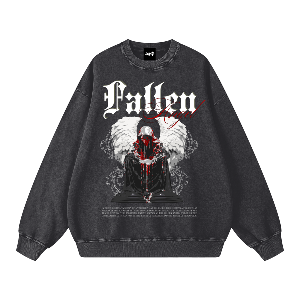 Snow Washed Oversized Sweatshirt