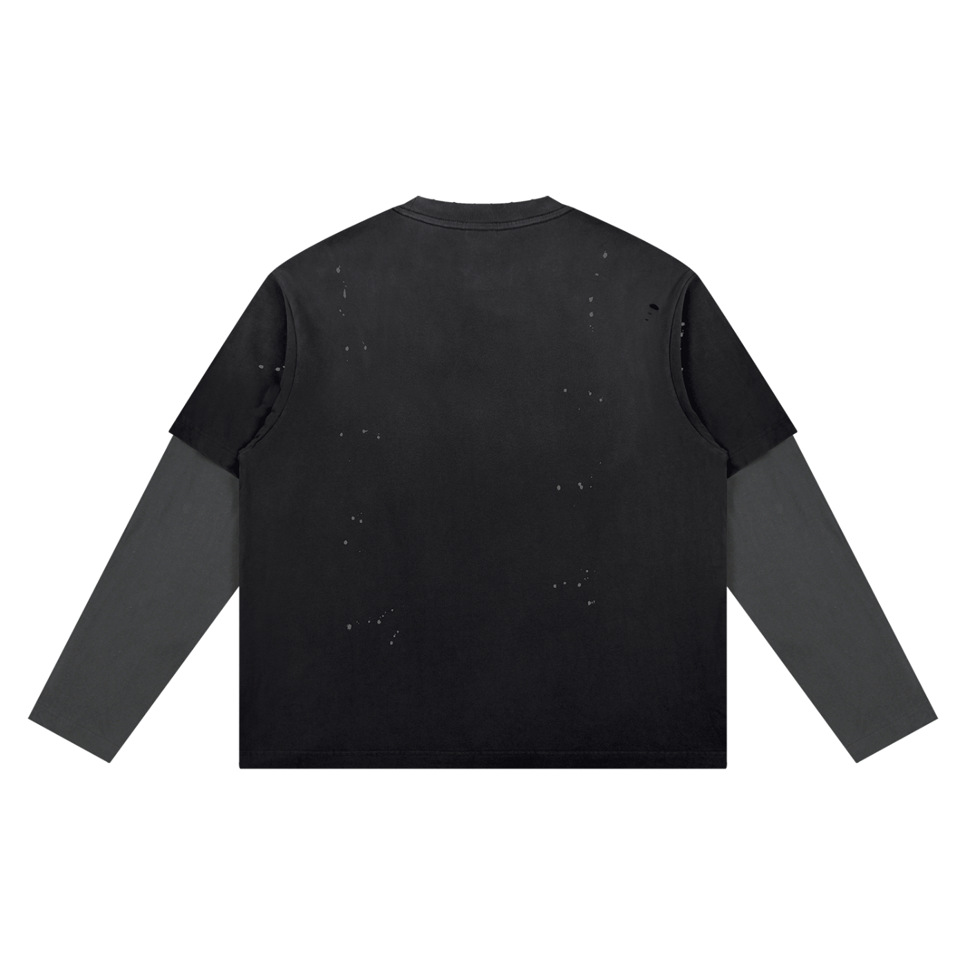 Unisex Vintage Wash Distressed Layer T-Shirt