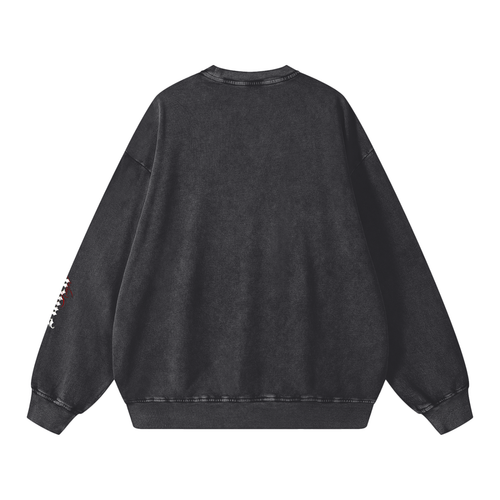 Snow Washed Oversized Sweatshirt